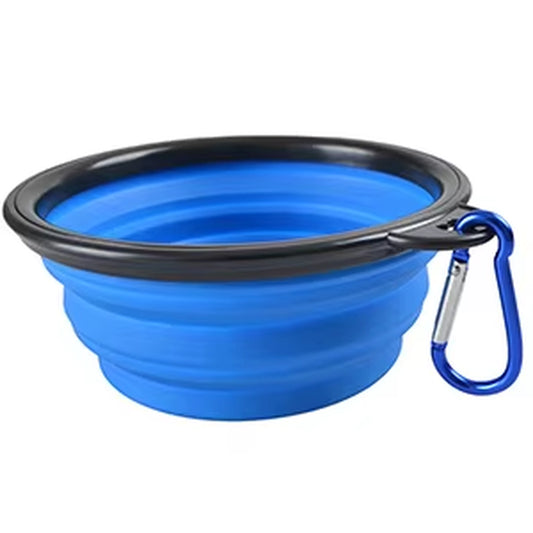 350/1000Ml Large Outdoor Dog Silicone Folding Bowl Portable Water Bowl for Dogs Puppy Food Collapsible Pet Feeder Dish Bowl Toy