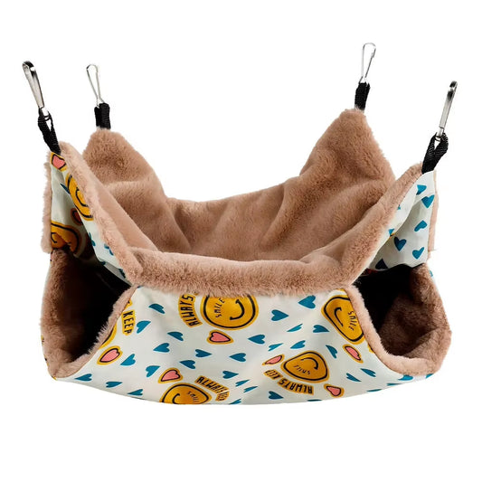 Winter Warm Hamster Hammock Guinea Pig Hanging Beds House for Small Animal Cage Rat Squirrel Chinchillas Nests Pets Supplies